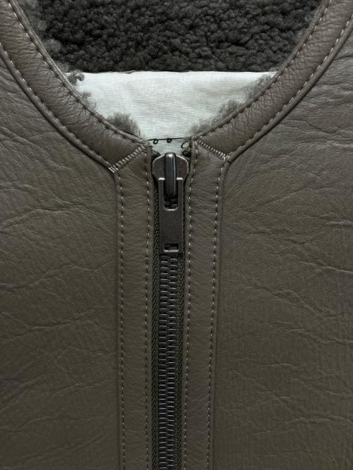 toogood（トゥーグッド）toogood (トゥーグッド) レザーベスト ブラウン サイズ:Mの古着・服飾アイテム