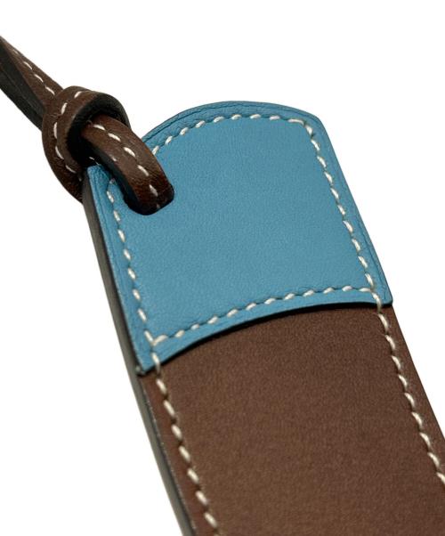 HERMES（エルメス）HERMES (エルメス) Paddock Boot charm パドックブーツチャーム/ブルーデュノール×ショコラ/ヴォースイフト×ヴォーバトラー/ ブラウンの古着・服飾アイテム