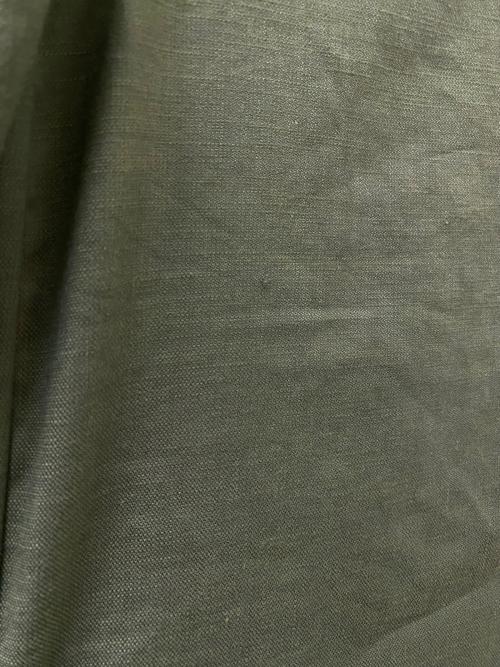 LOEWE（ロエベ）LOEWE (ロエベ) アナグラムリネンワンピース オリーブ サイズ:32の古着・服飾アイテム