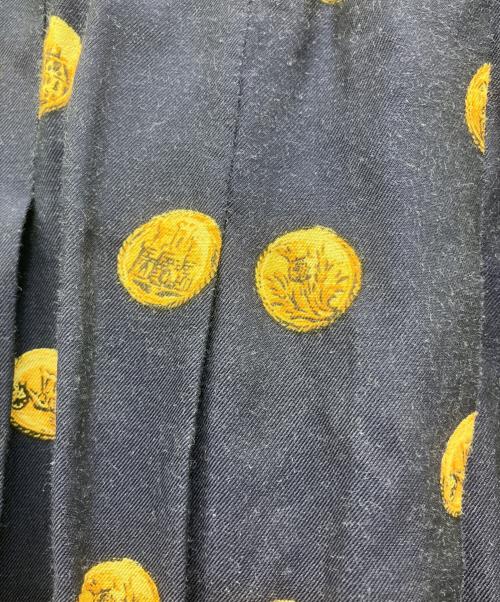 Jane Marple Dans Le Salon（ジェーンマープルネザーランドル サロン）Jane Marple Dans Le Salon (ジェーンマープルネザーランドル サロン) Granny's buttons ラップスカート ネイビー サイズ:Mの古着・服飾アイテム