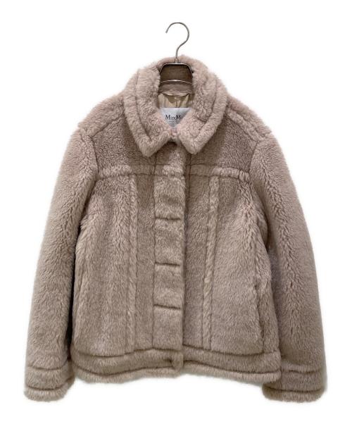 MaxMara（マックスマーラ）MaxMara (マックスマーラ) テディベアジャケット ベージュ サイズ:38の古着・服飾アイテム