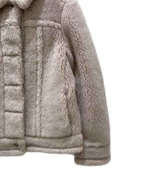 MaxMara（マックスマーラ）MaxMara (マックスマーラ) テディベアジャケット ベージュ サイズ:38の古着・服飾アイテム