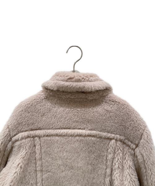 MaxMara（マックスマーラ）MaxMara (マックスマーラ) テディベアジャケット ベージュ サイズ:38の古着・服飾アイテム