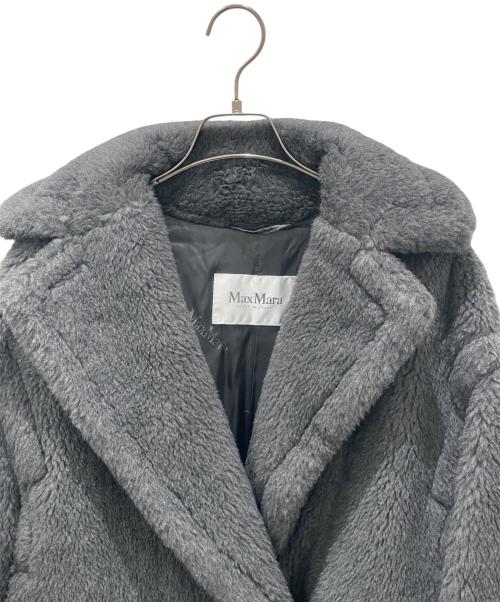 MaxMara（マックスマーラ）MaxMara (マックスマーラ) テディベアロングコート グレー サイズ:XSの古着・服飾アイテム
