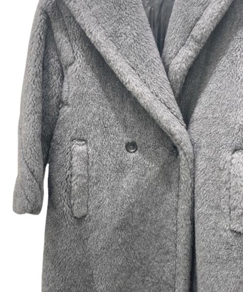 MaxMara（マックスマーラ）MaxMara (マックスマーラ) テディベアロングコート グレー サイズ:XSの古着・服飾アイテム