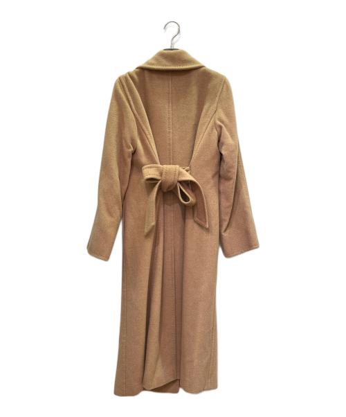 MaxMara（マックスマーラ）MaxMara (マックスマーラ) マニュエラ ガウンコート キャメル サイズ:34の古着・服飾アイテム
