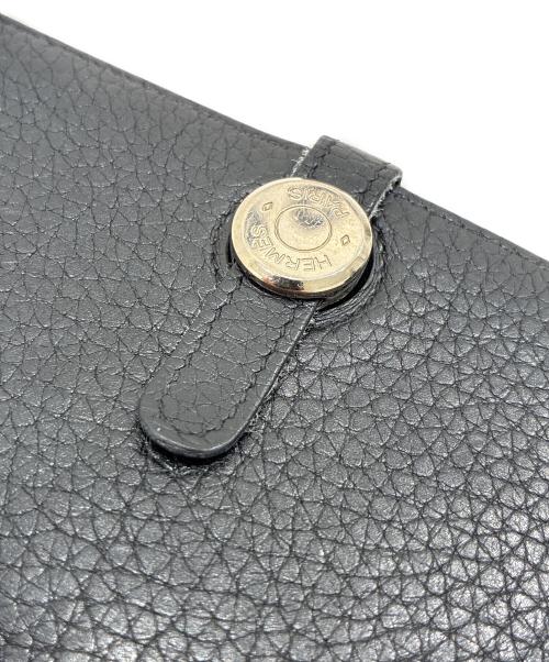 HERMES（エルメス）HERMES (エルメス) ドゴンGM/長財布/トリヨンクレマンス/□M刻印 ブラック サイズ:GMの古着・服飾アイテム