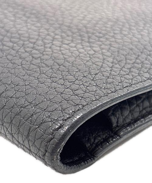 HERMES（エルメス）HERMES (エルメス) ドゴンGM/長財布/トリヨンクレマンス/□M刻印 ブラック サイズ:GMの古着・服飾アイテム