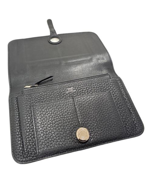 HERMES（エルメス）HERMES (エルメス) ドゴンGM/長財布/トリヨンクレマンス/□M刻印 ブラック サイズ:GMの古着・服飾アイテム