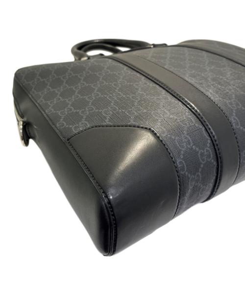 GUCCI（グッチ）GUCCI (グッチ) GGスプリーム ブリーフケース ブラック サイズ:-の古着・服飾アイテム