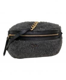 MaxMara（マックスマーラ）の古着「テディベアショルダーバッグ」｜グレー