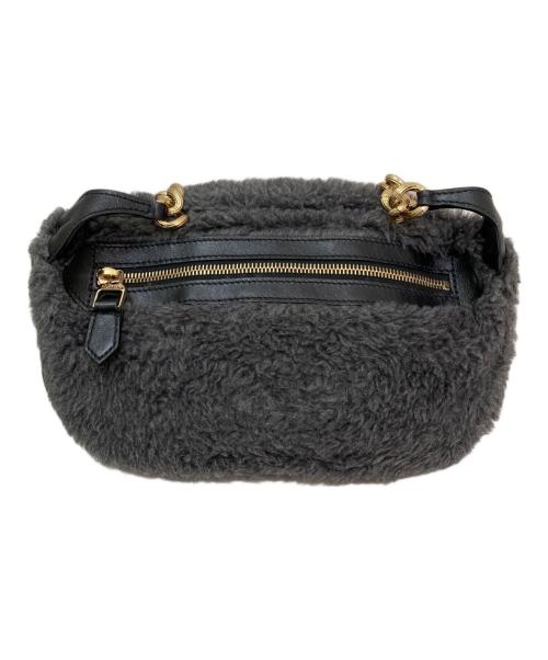 MaxMara（マックスマーラ）MaxMara (マックスマーラ) テディベアショルダーバッグ グレーの古着・服飾アイテム