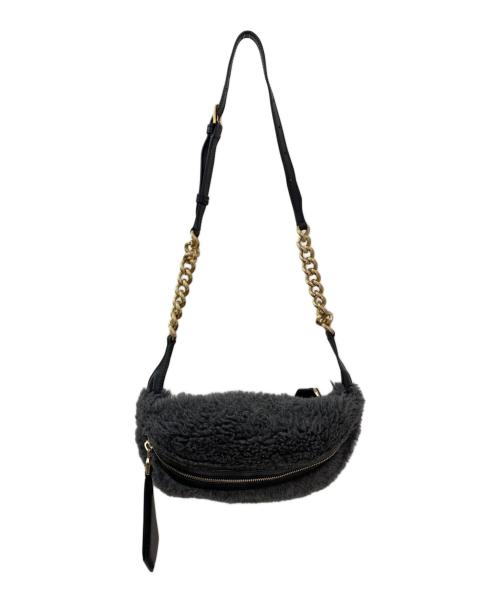 MaxMara（マックスマーラ）MaxMara (マックスマーラ) テディベアショルダーバッグ グレーの古着・服飾アイテム