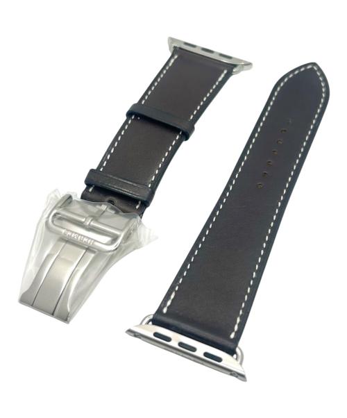 HERMES（エルメス）HERMES (エルメス) Apple Watch Hermès シンプルトゥール ディプロイアントバックル 45mm ダークブラウン サイズ:45mmの古着・服飾アイテム