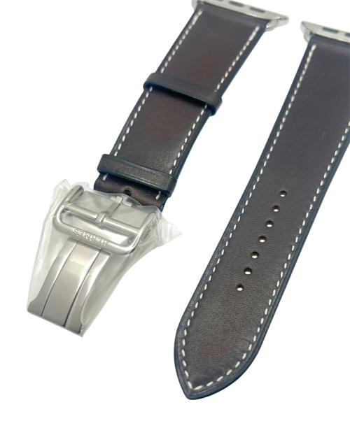HERMES（エルメス）HERMES (エルメス) Apple Watch Hermès シンプルトゥール ディプロイアントバックル 45mm ダークブラウン サイズ:45mmの古着・服飾アイテム