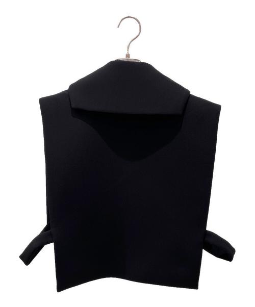 ENFOLD（エンフォルド）ENFOLD (エンフォルド) ワイドボックスベスト ブラック サイズ:38の古着・服飾アイテム