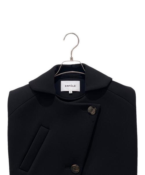 ENFOLD（エンフォルド）ENFOLD (エンフォルド) ワイドボックスベスト ブラック サイズ:38の古着・服飾アイテム