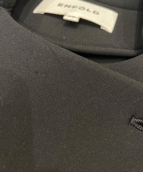 ENFOLD（エンフォルド）ENFOLD (エンフォルド) ワイドボックスベスト ブラック サイズ:38の古着・服飾アイテム