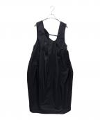 ENFOLDエンフォルド）の古着「EGG JUMPER-SKIRT」｜ブラック