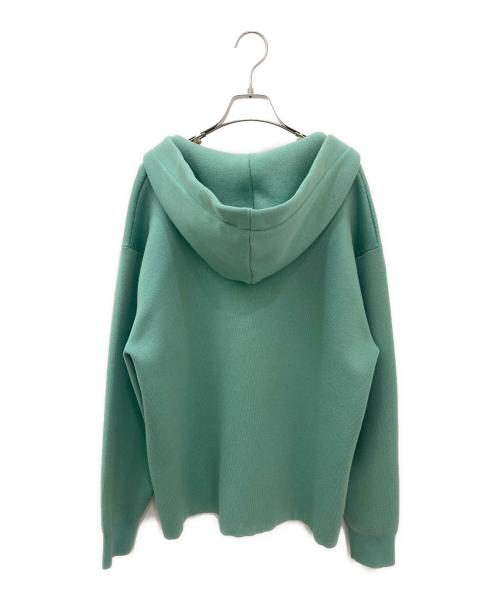 CABAN（キャバン）CABAN (キャバン) コットンカシミヤ ジップパーカ ミントグリーン サイズ:Mの古着・服飾アイテム