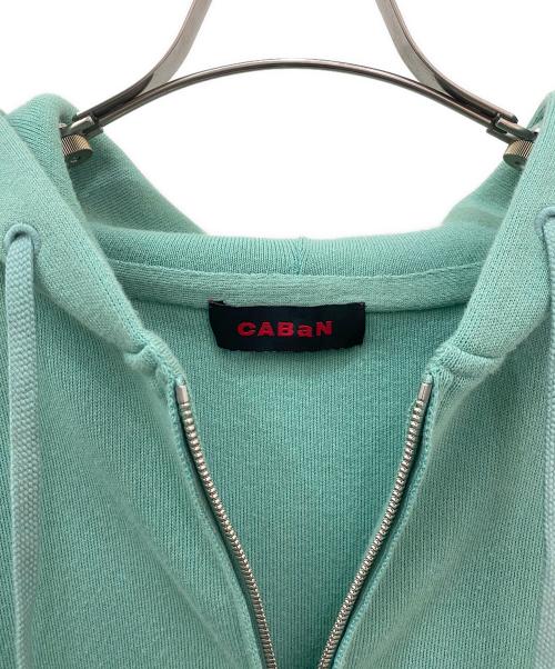 CABAN（キャバン）CABAN (キャバン) コットンカシミヤ ジップパーカ ミントグリーン サイズ:Mの古着・服飾アイテム