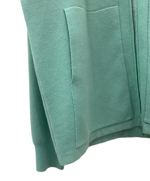 CABAN（キャバン）CABAN (キャバン) コットンカシミヤ ジップパーカ ミントグリーン サイズ:Mの古着・服飾アイテム