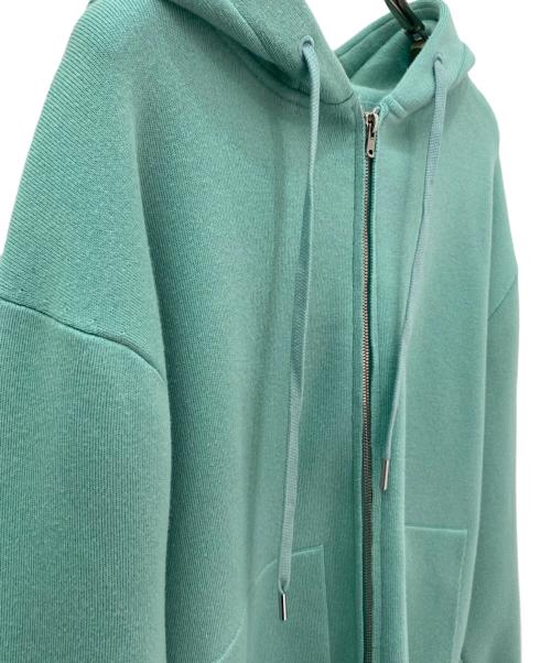 CABAN（キャバン）CABAN (キャバン) コットンカシミヤ ジップパーカ ミントグリーン サイズ:Mの古着・服飾アイテム