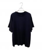 MM6 Maison Margielaエムエムシックスメゾンマルジェラ）の古着「異素材切替Tシャツ」｜ブラック