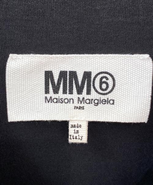 MM6 Maison Margiela（エムエムシックスメゾンマルジェラ）MM6 Maison Margiela (エムエムシックスメゾンマルジェラ) 異素材切替Tシャツ ブラック サイズ:XSの古着・服飾アイテム