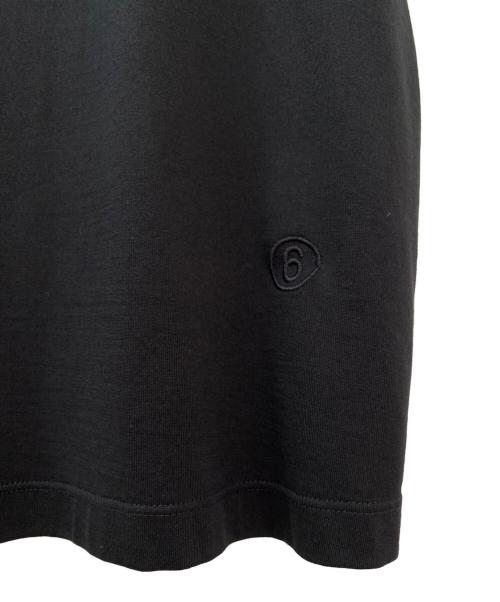 MM6 Maison Margiela（エムエムシックスメゾンマルジェラ）MM6 Maison Margiela (エムエムシックスメゾンマルジェラ) 異素材切替Tシャツ ブラック サイズ:XSの古着・服飾アイテム