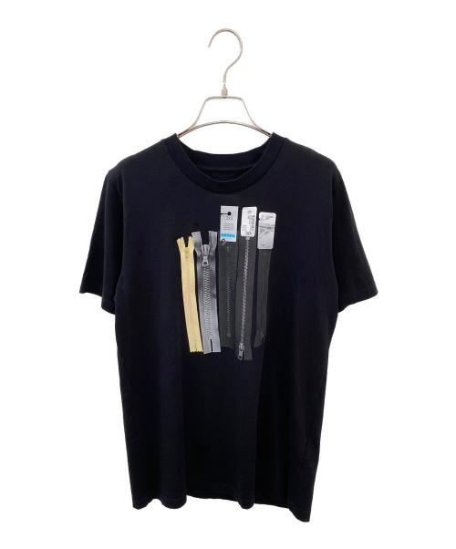 MM6 Maison Margiela（エムエムシックスメゾンマルジェラ）MM6 Maison Margiela (エムエムシックスメゾンマルジェラ) プリントTシャツ ブラック サイズ:XSの古着・服飾アイテム