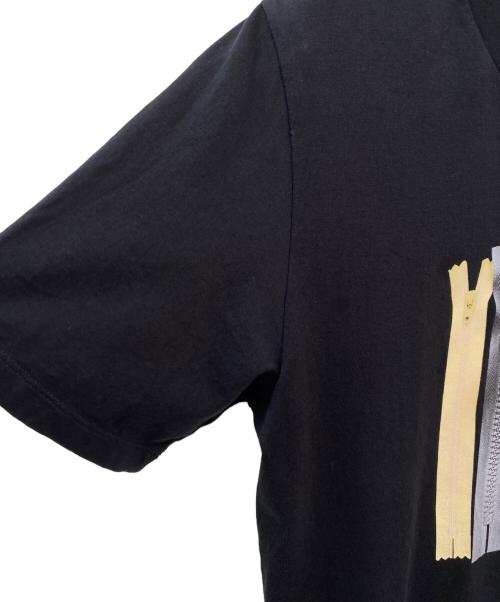 MM6 Maison Margiela（エムエムシックスメゾンマルジェラ）MM6 Maison Margiela (エムエムシックスメゾンマルジェラ) プリントTシャツ ブラック サイズ:XSの古着・服飾アイテム