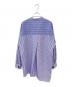 ENFOLD (エンフォルド) ASYMMETRY BLOUSE スカイブルー サイズ:38：16000円