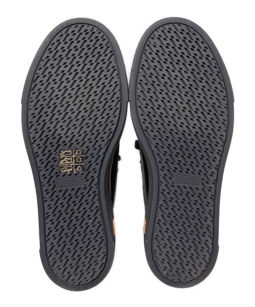 HERMES（エルメス）HERMES (エルメス) ポロ パテントレザースニーカー ブラック サイズ:35の古着・服飾アイテム