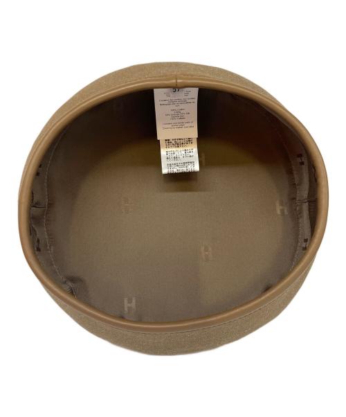 HERMES（エルメス）HERMES (エルメス) コットンベレー帽 ベージュ サイズ:57の古着・服飾アイテム