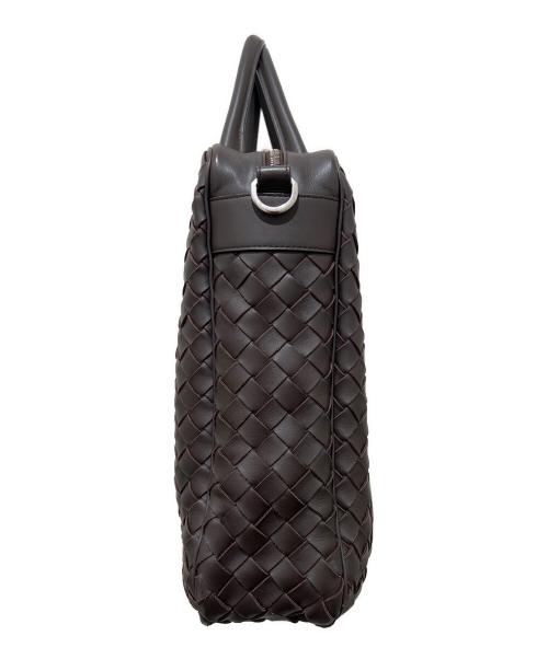 BOTTEGA VENETA（ボッテガベネタ）BOTTEGA VENETA (ボッテガベネタ) イントレチャートブリーフケース ブラウン サイズ:-の古着・服飾アイテム