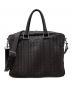 BOTTEGA VENETA（ボッテガベネタ）の古着「イントレチャートブリーフケース」｜ブラウン