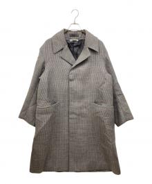 AURALEE（オーラリー）の古着「DOUBLE FACE CHECK LONG COAT / ダブルフェイスチェックロングコート」