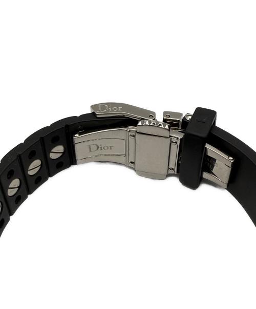 Christian Dior（クリスチャン ディオール）Christian Dior (クリスチャン ディオール) クリスタル クォーツウォッチ CD113115 黒文字盤の古着・服飾アイテム