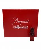 Baccarat×BE@RBRICKバカラ×ベアブリック）の古着「Baccarat BE@RBRICK ブローチ」｜レッド
