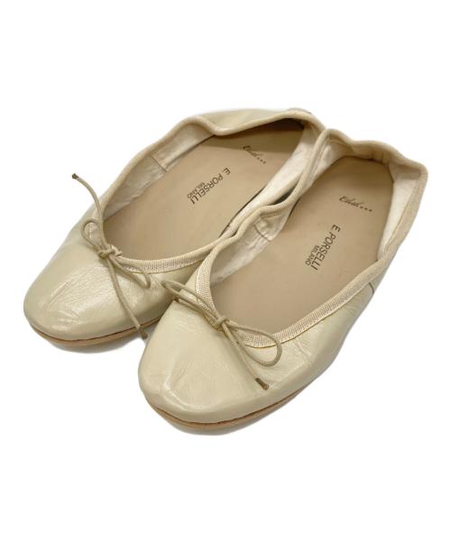 PORSELLI（ポルセリ）PORSELLI (ポルセリ) フラットパンプス ベージュ サイズ:37の古着・服飾アイテム