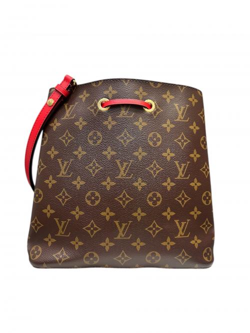 LOUIS VUITTON（ルイ ヴィトン）LOUIS VUITTON (ルイ ヴィトン) ネオノエ MM ブラウン×コクリコレッド サイズ:MMの古着・服飾アイテム