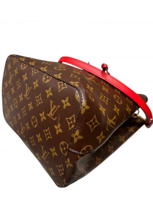 LOUIS VUITTON（ルイ ヴィトン）LOUIS VUITTON (ルイ ヴィトン) ネオノエ MM ブラウン×コクリコレッド サイズ:MMの古着・服飾アイテム