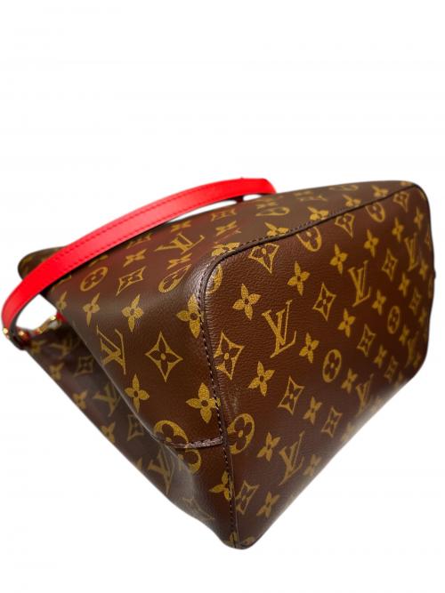 LOUIS VUITTON（ルイ ヴィトン）LOUIS VUITTON (ルイ ヴィトン) ネオノエ MM ブラウン×コクリコレッド サイズ:MMの古着・服飾アイテム