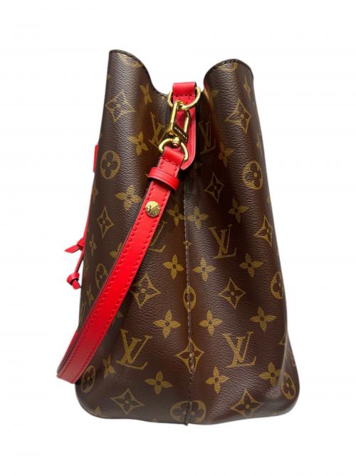 LOUIS VUITTON（ルイ ヴィトン）LOUIS VUITTON (ルイ ヴィトン) ネオノエ MM ブラウン×コクリコレッド サイズ:MMの古着・服飾アイテム