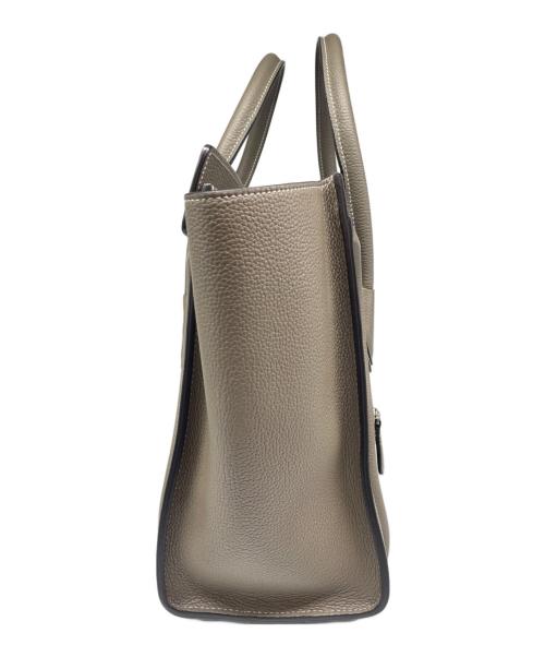 CELINE（セリーヌ）CELINE (セリーヌ) ラゲージ マイクロ トートバッグ グレー サイズ:マイクロの古着・服飾アイテム