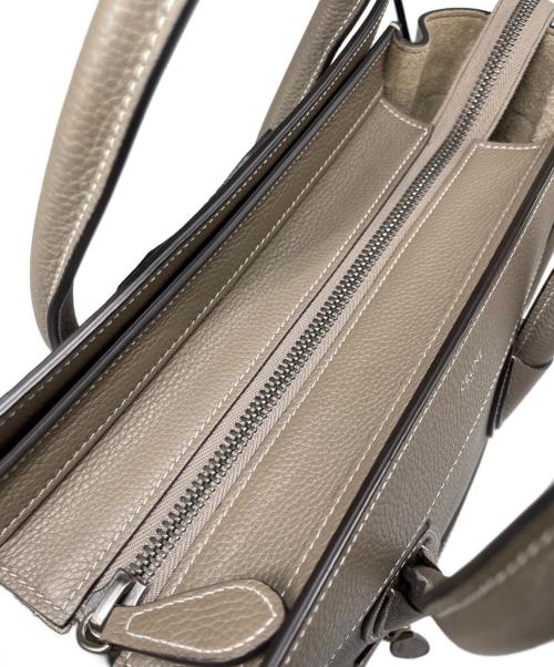 CELINE（セリーヌ）CELINE (セリーヌ) ラゲージ マイクロ トートバッグ グレー サイズ:マイクロの古着・服飾アイテム