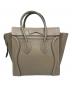 CELINE (セリーヌ) ラゲージ マイクロ トートバッグ グレー サイズ:マイクロ：160000円