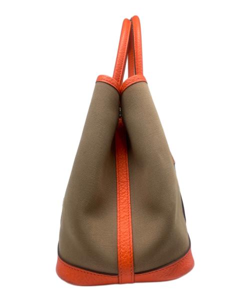 HERMES（エルメス）HERMES (エルメス) ガーデンパーティTPM オレンジ×ベージュ サイズ:TPMの古着・服飾アイテム