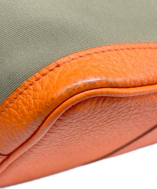 HERMES（エルメス）HERMES (エルメス) ガーデンパーティTPM オレンジ×ベージュ サイズ:TPMの古着・服飾アイテム
